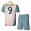 Maglia ufficiale Manchester City Haaland 9 4th 2024-25 per Bambino